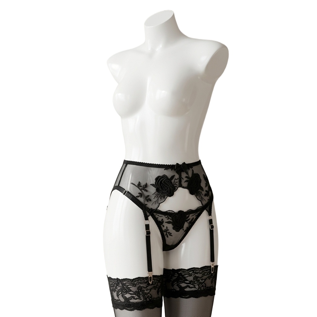 Garter Belt Set - Set da donna composto da reggicalze