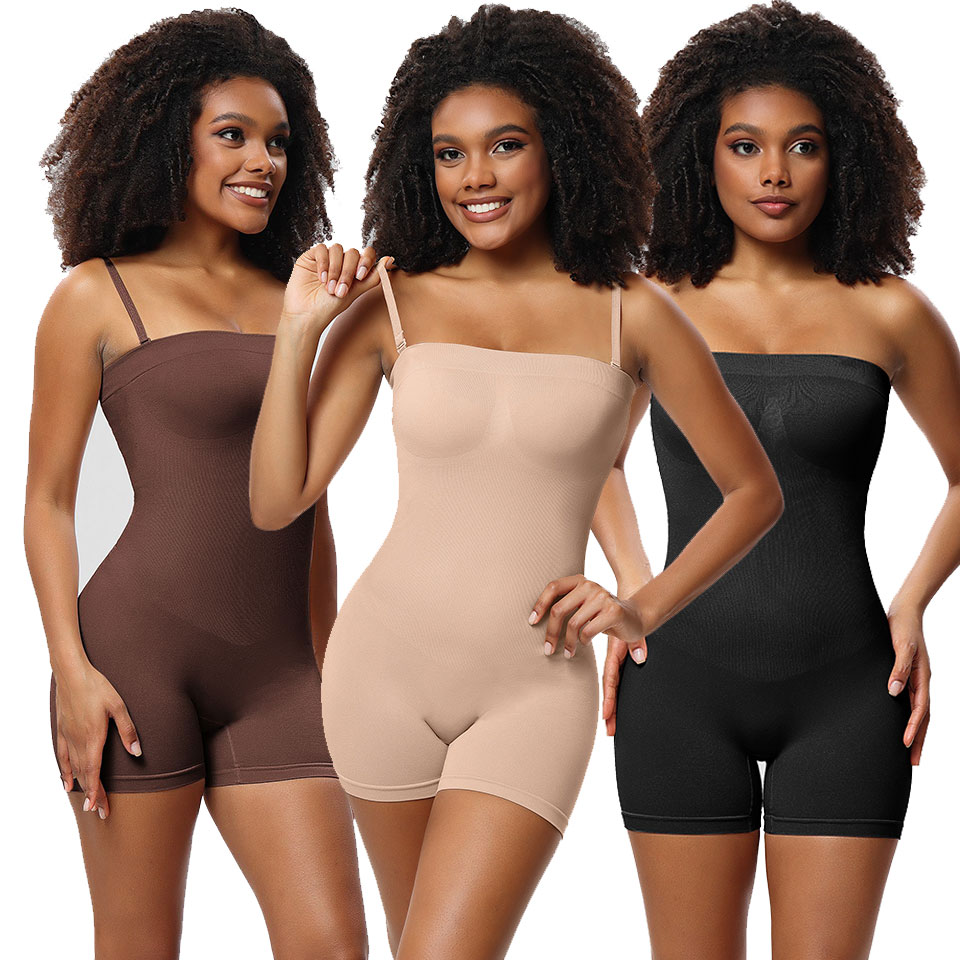 Shapewear Bodysuit Firm - Body Shapewear senza spalline Butt Lifter