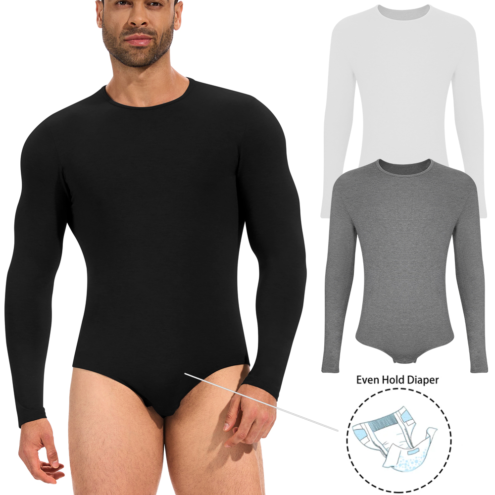 Shapewear Bodysuit Firm - Body da uomo a maniche lunghe