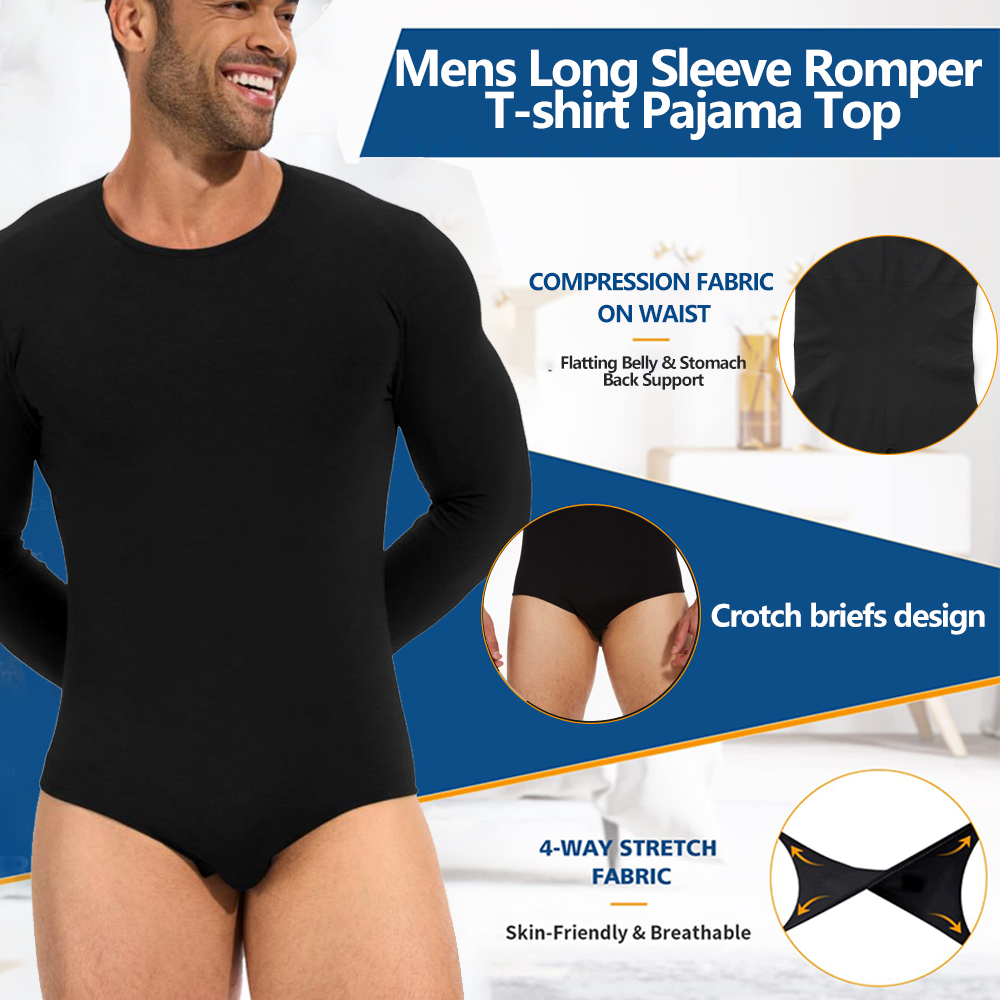 Body da uomo a maniche lunghe  - Shapewear Bodysuit Firm recensione e prezzo